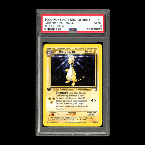 Pokemon Ampharos 1/111 1st store edition perfect condition