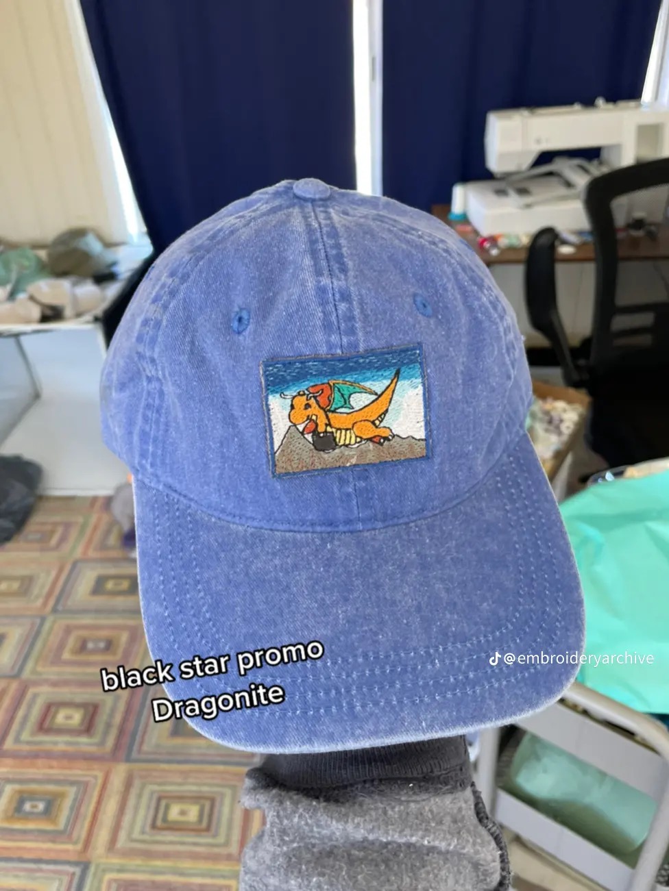 I saw some very cool hats embroidered with card art - General